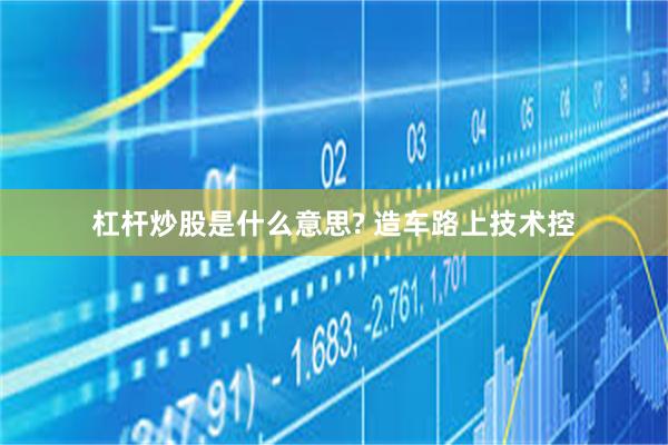 杠杆炒股是什么意思? 造车路上技术控