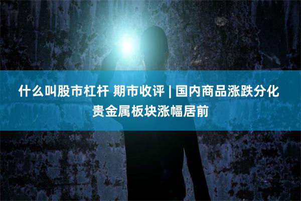 什么叫股市杠杆 期市收评 | 国内商品涨跌分化 贵金属板块涨幅居前