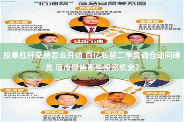 股票杠杆交易怎么开通 百亿私募二季度调仓动向曝光 后市聚焦哪些投资机会？