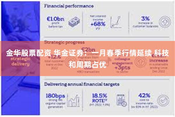 金华股票配资 华金证券:一月春季行情延续 科技和周期占优